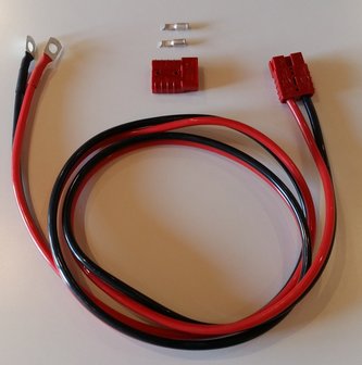 1 mtr. Motorkabel met Anderson stekkers 10mm&sup2;