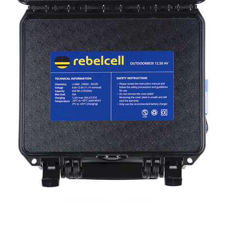 Rebelcell outdoorbox 12/50