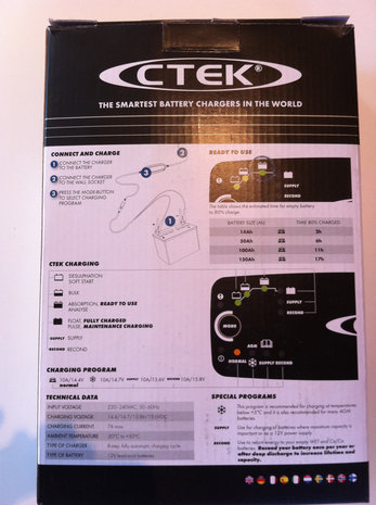 CTEK MXS 7.0 – 12 Volt 7.0 Ampère Acculader