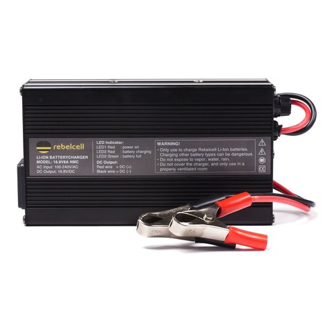 Rebelcell li-ion acculader 16.8 Volt 8 Ampere