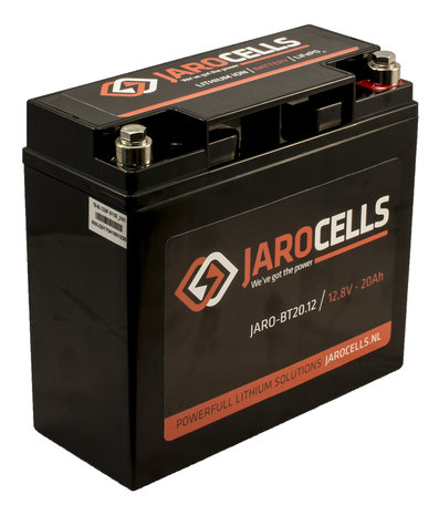 JARO-BT20.12 Jarocells 12V 20A Lithium accu